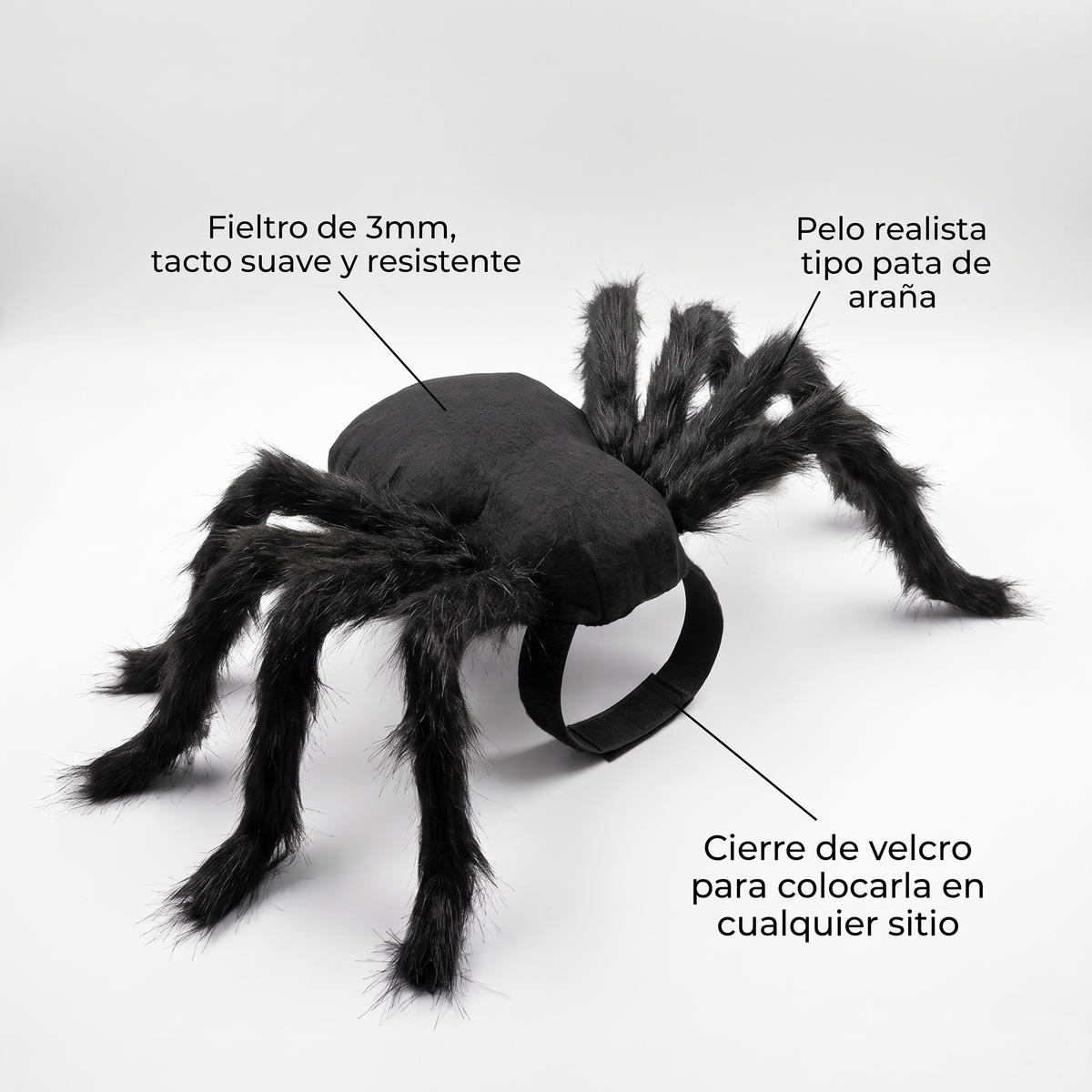 Disfraz de araña para Halloween