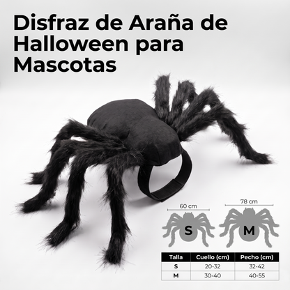 Disfraz de araña para Halloween
